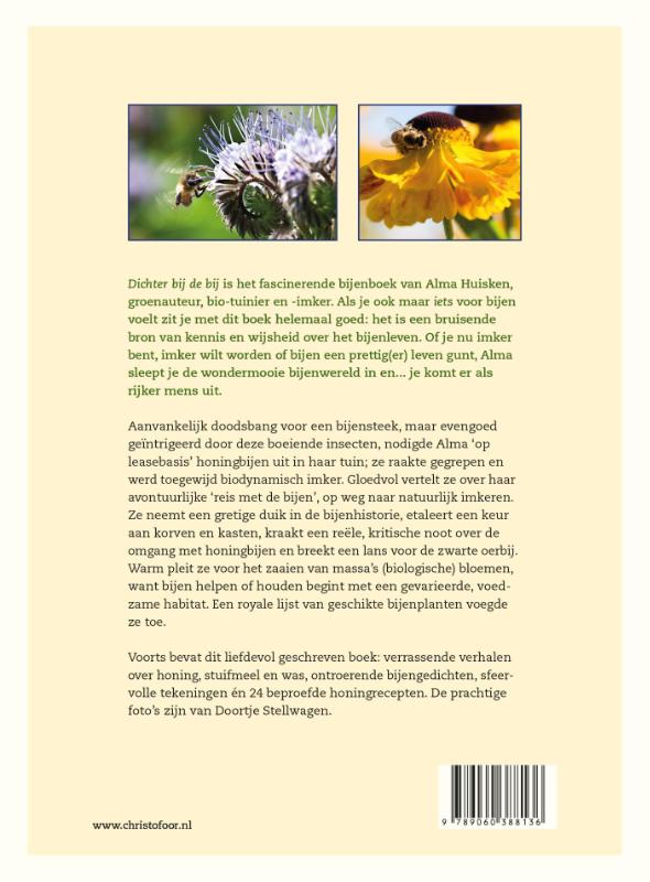 Dichter bij de bij achterkant