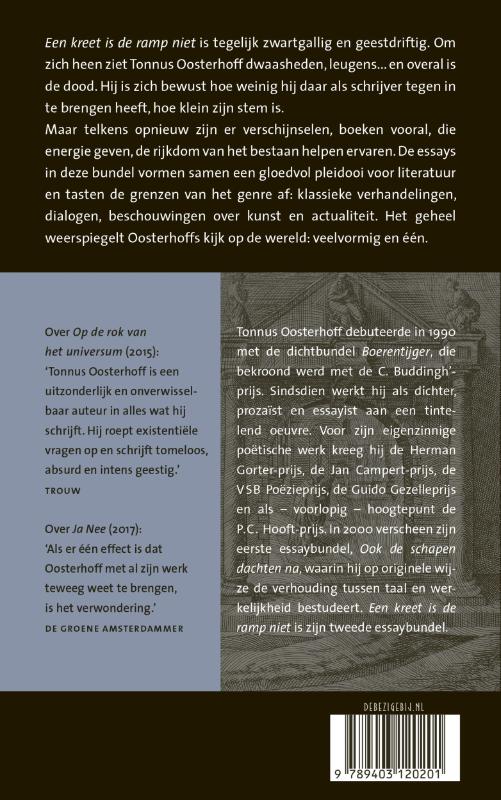 Een kreet is de ramp niet achterkant