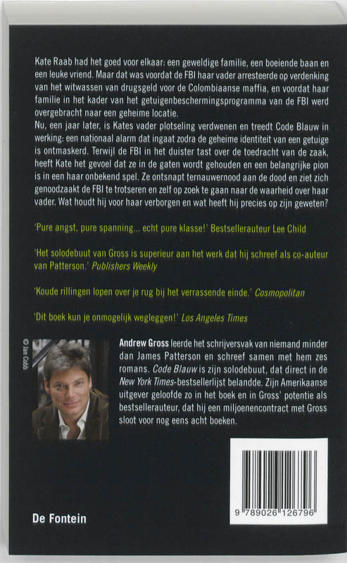 Code Blauw achterkant