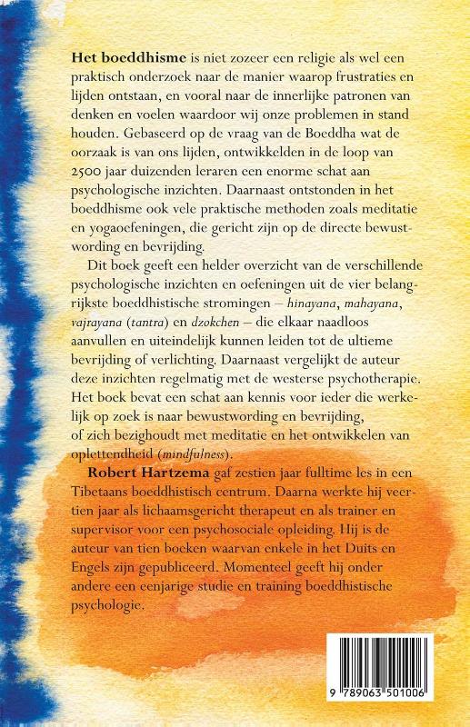 Boeddhistische Psychologie achterkant
