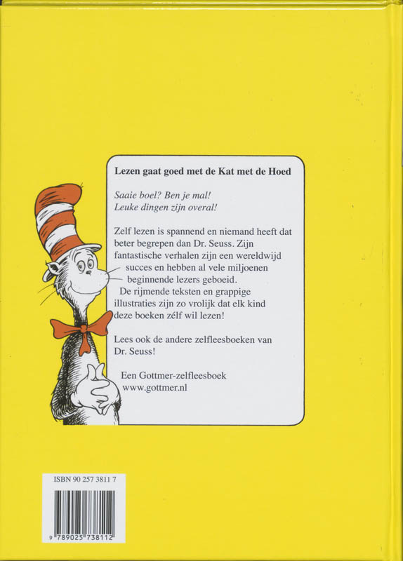 Een vis twee vissen heel veel zeevissen / Dr. Seuss achterkant