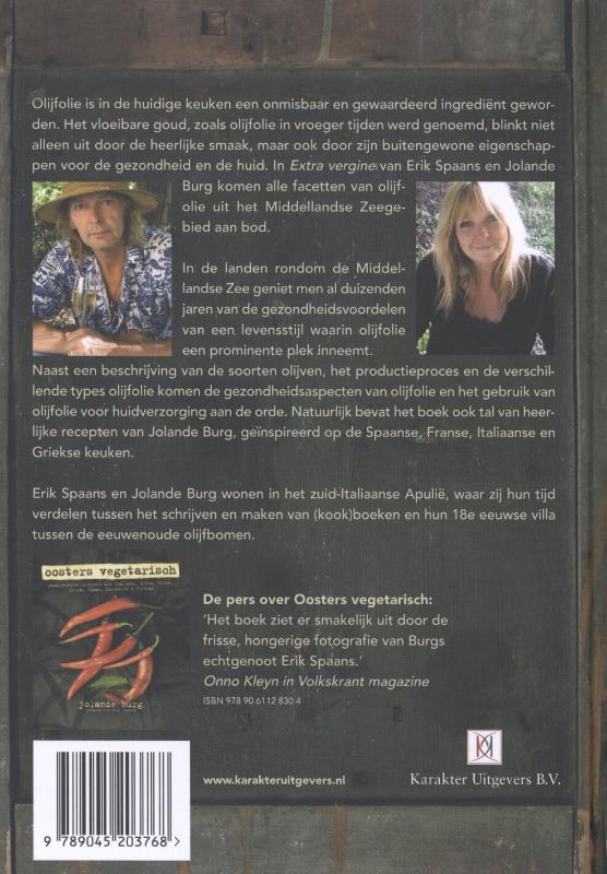 Extra vergine achterkant