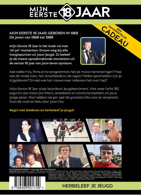 Geboren in 1968 / Mijn eerste 18 jaar achterkant