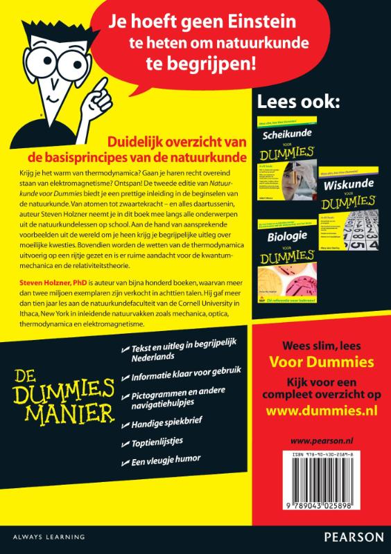 Natuurkunde / Voor Dummies achterkant