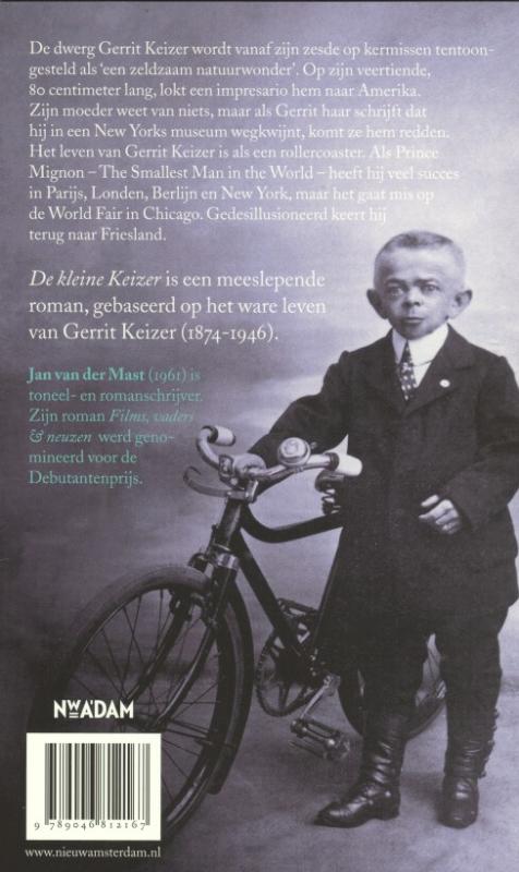 De kleine keizer achterkant