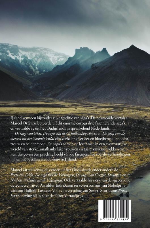 Saga's van de westfjorden en omstreken achterkant