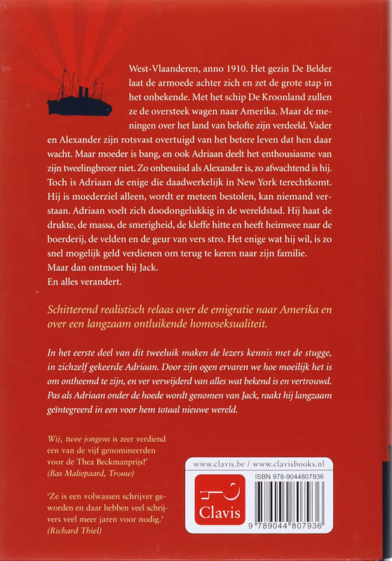 Wij, twee jongens achterkant