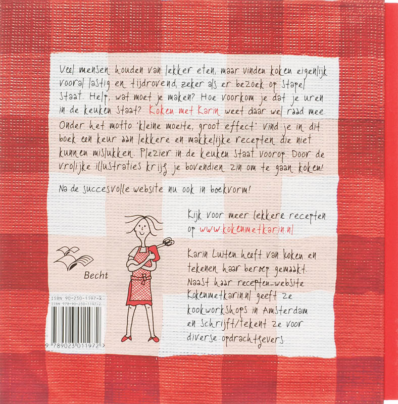 Kleine moeite groot effect / Koken met Karin achterkant
