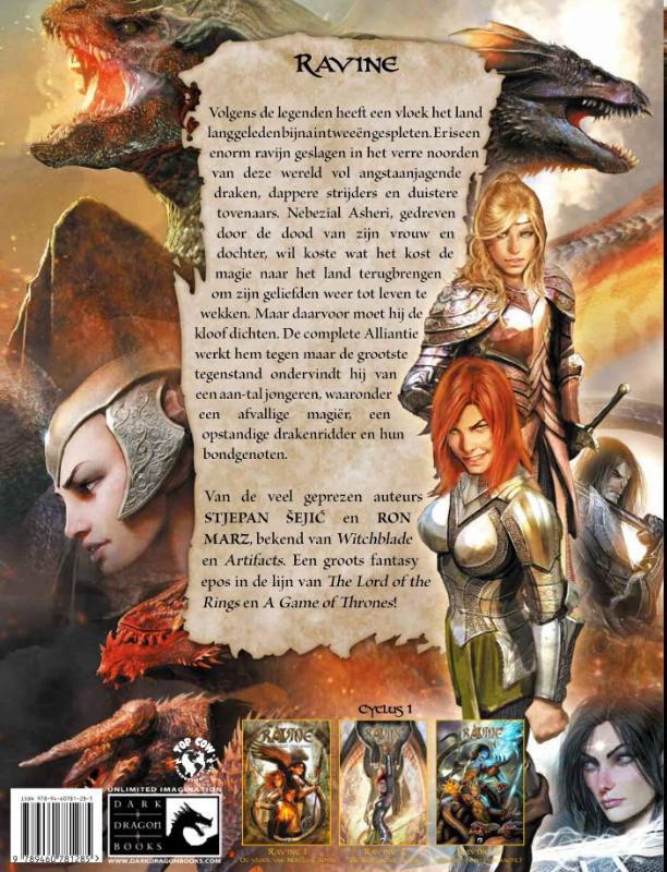 Ravine 01. de vloek van nebezial asheri achterkant
