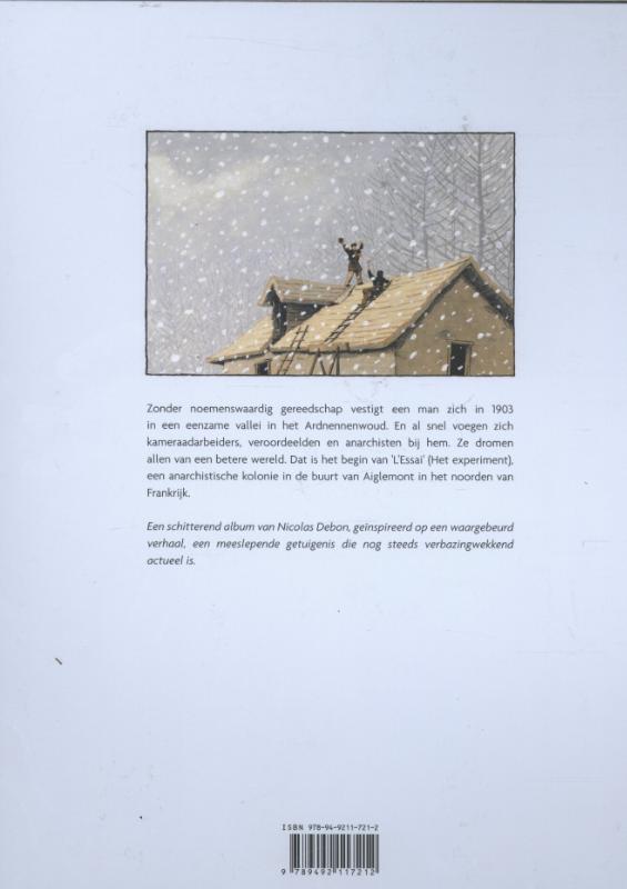 Het experiment achterkant