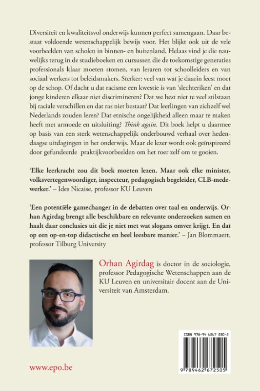 Onderwijs in een gekleurde samenleving achterkant