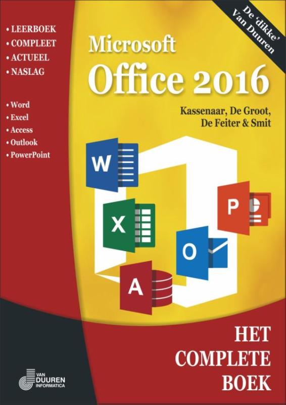 Het complete boek  -   Het Complete Boek Office 2016