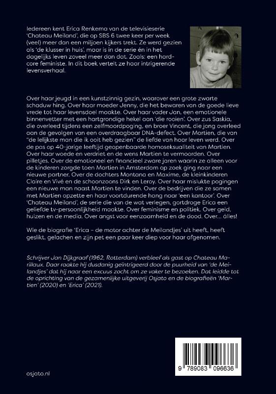 Erica (hardcover) achterkant