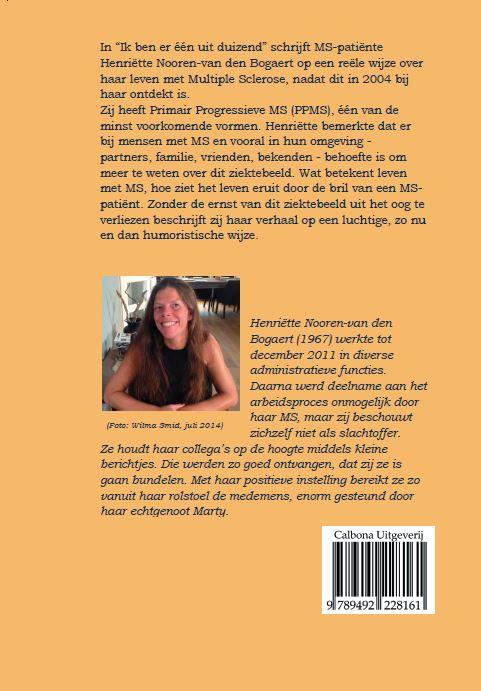 Ik ben er één uit duizend achterkant