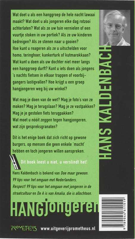 Hangjongeren achterkant