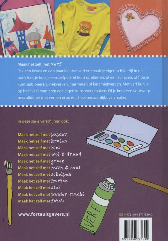 Maak het zelf met verf achterkant