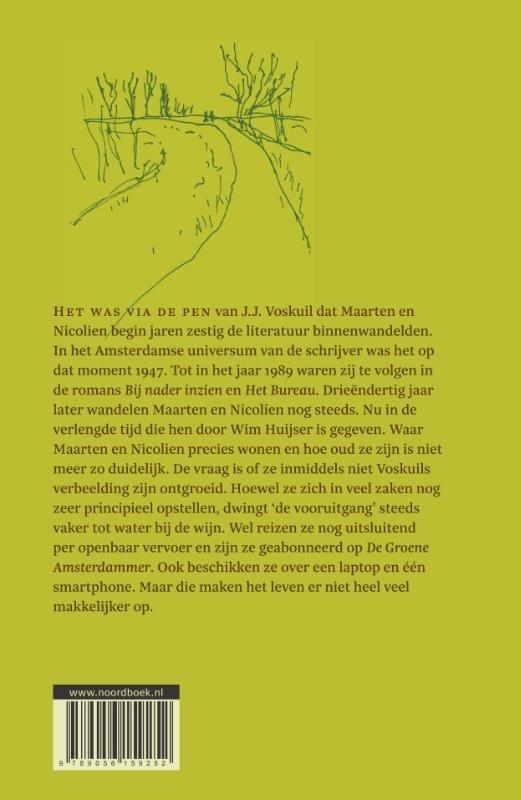 Aan de wandel achterkant