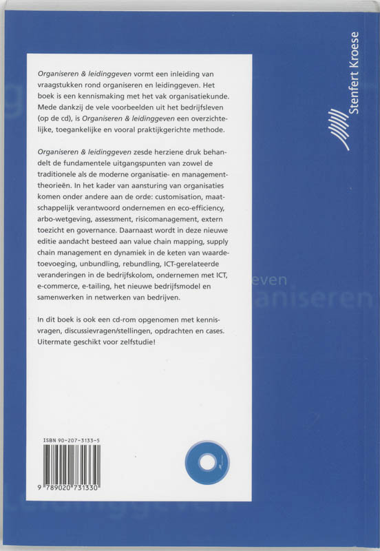 Organiseren & leidinggeven achterkant