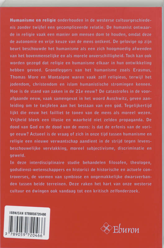 Humanisme en religie achterkant