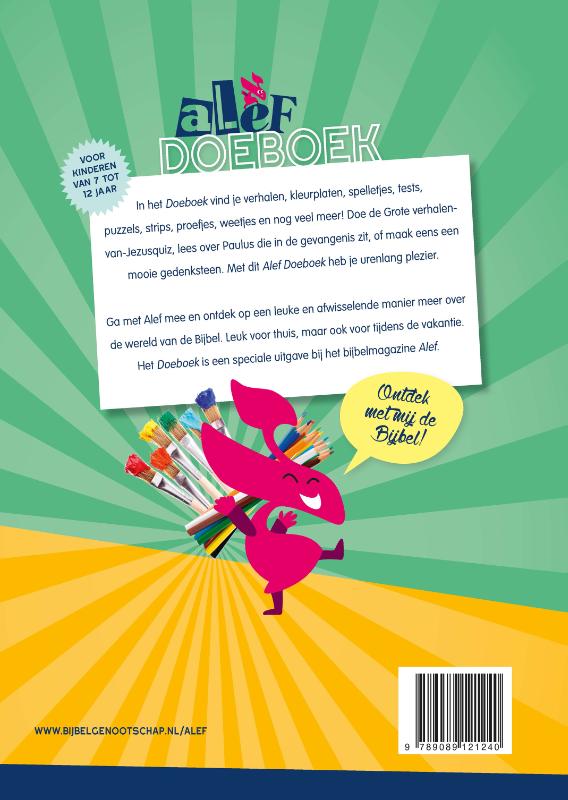 Alef doeboek achterkant