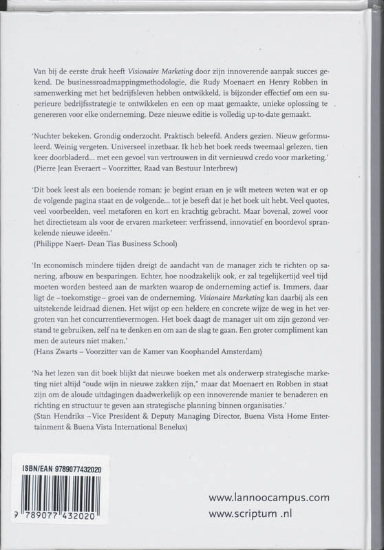 Visionaire Marketing achterkant