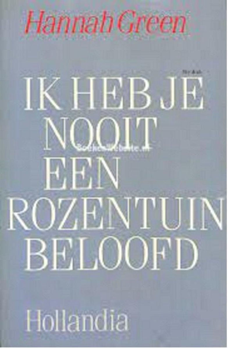 Ik heb je nooit een rozentuin beloofd