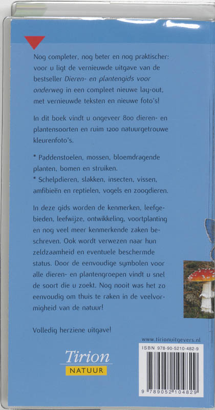 Dieren En Plantengids Voor Onderweg achterkant
