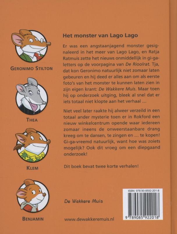 Het monster van Lago Lago achterkant