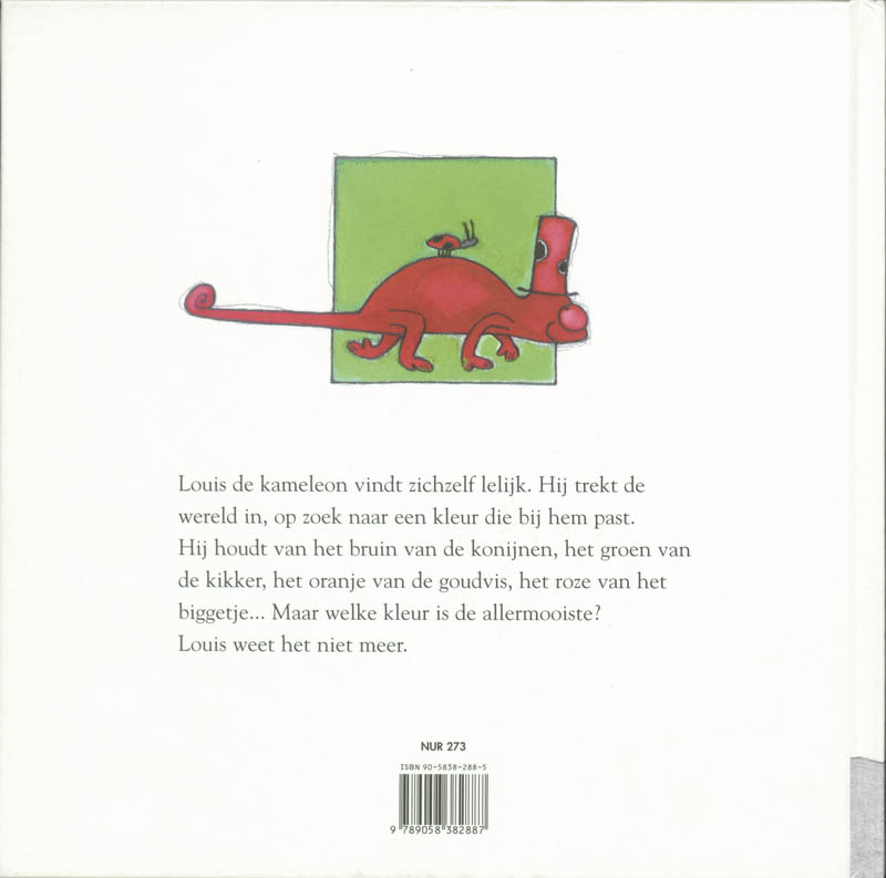 Louis, de kameleon achterkant