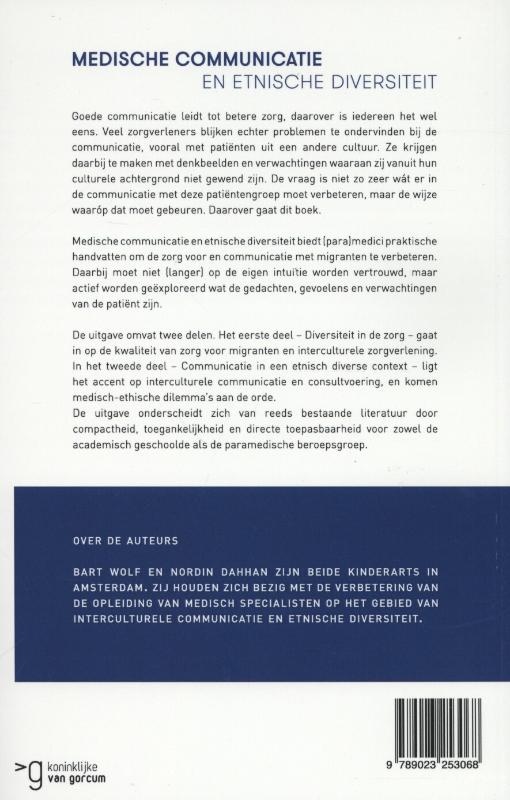 Medische communicatie en etnische diversiteit achterkant