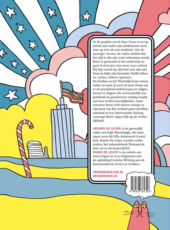 Naar Texas en terug achterkant