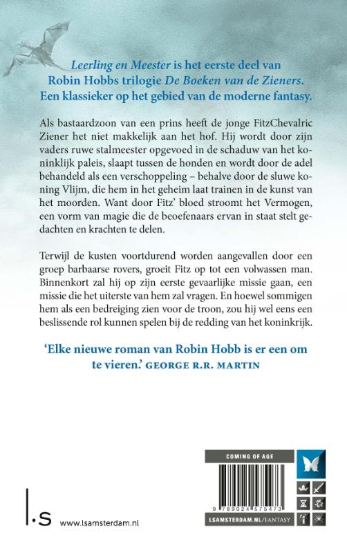 Leerling en meester / De boeken van de Zieners / 1 achterkant