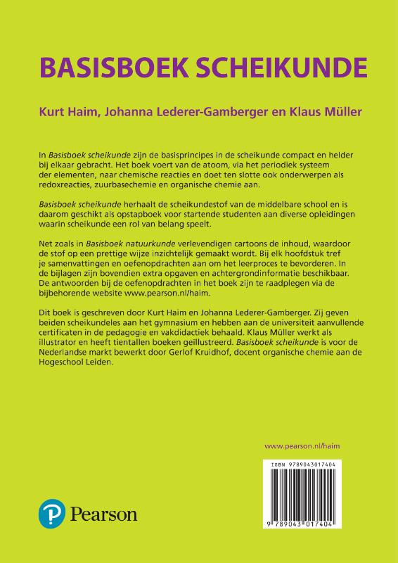 Basisboek scheikunde / Basisboeken achterkant