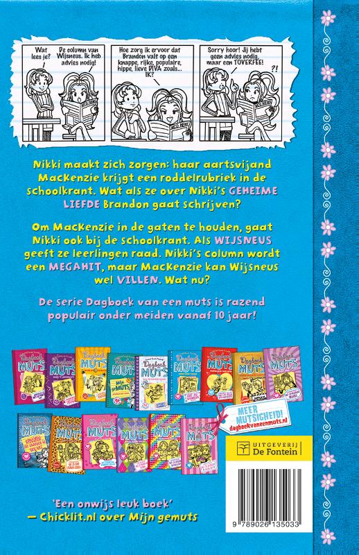  Dagboek van een muts 5 achterkant