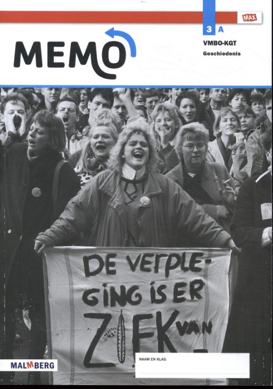 Memo MAX 3 vmbo-kgt Leerwerkboek A