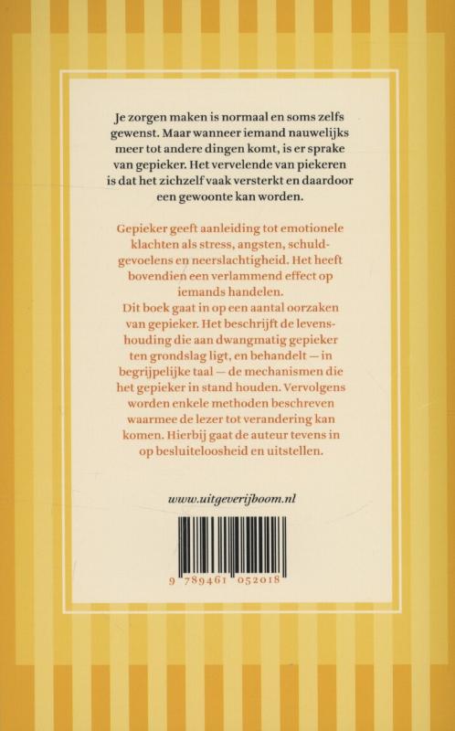 Je piekert je suf / Zorgen voor jezelf achterkant