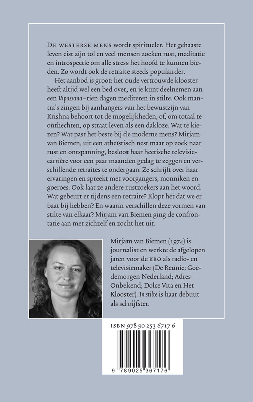 In stilte achterkant