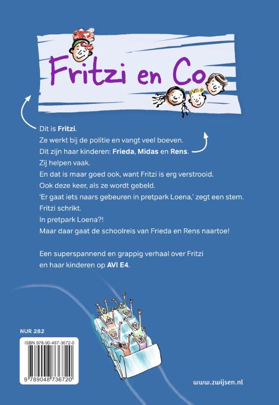 Fritzi en Co  -   Het enge pretpark achterkant