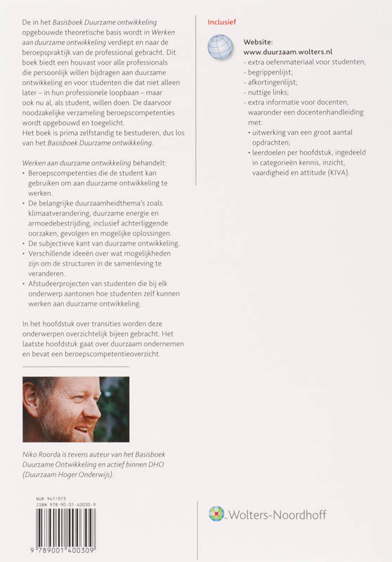 Werken Aan Duurzame Ontwikkeling achterkant