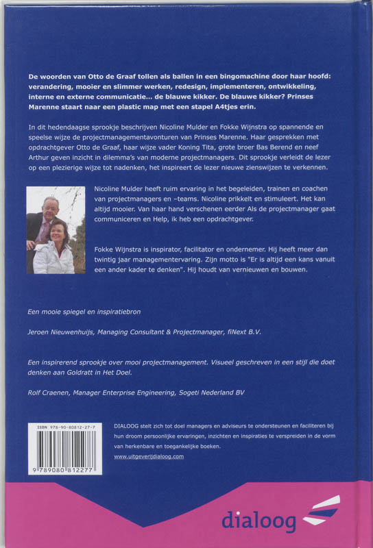 De kleine prinses achterkant