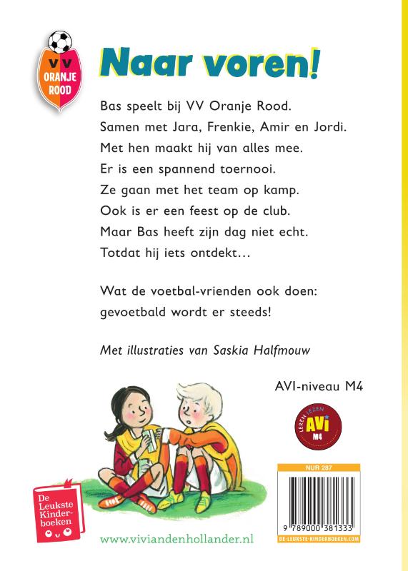 VV Oranje Rood 2 - Naar voren! achterkant