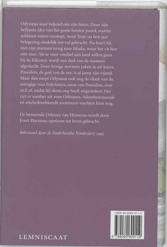 De vloek van Polyfemos achterkant