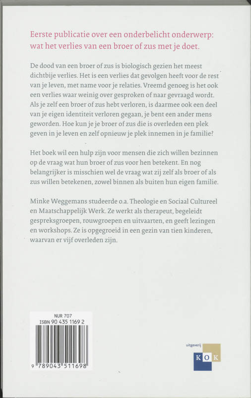 Broederziel alleen achterkant