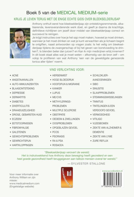 Celery Juice / Medical Medium achterkant