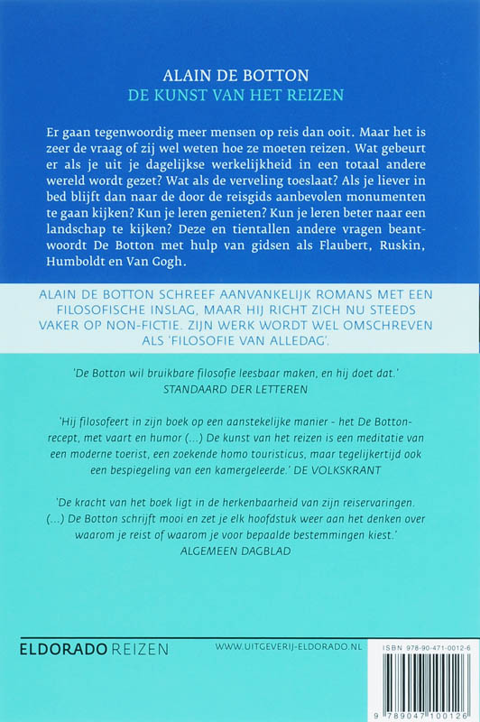 Kunst van het reizen / Eldorado achterkant