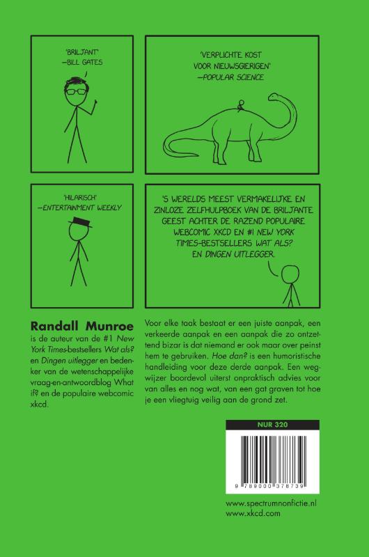 Hoe dan? / XKCD achterkant