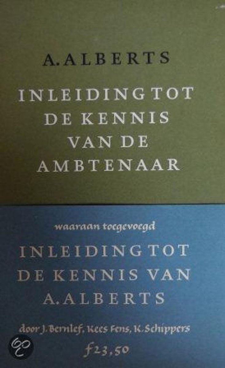 Inleiding tot de kennis van de ambtenaar