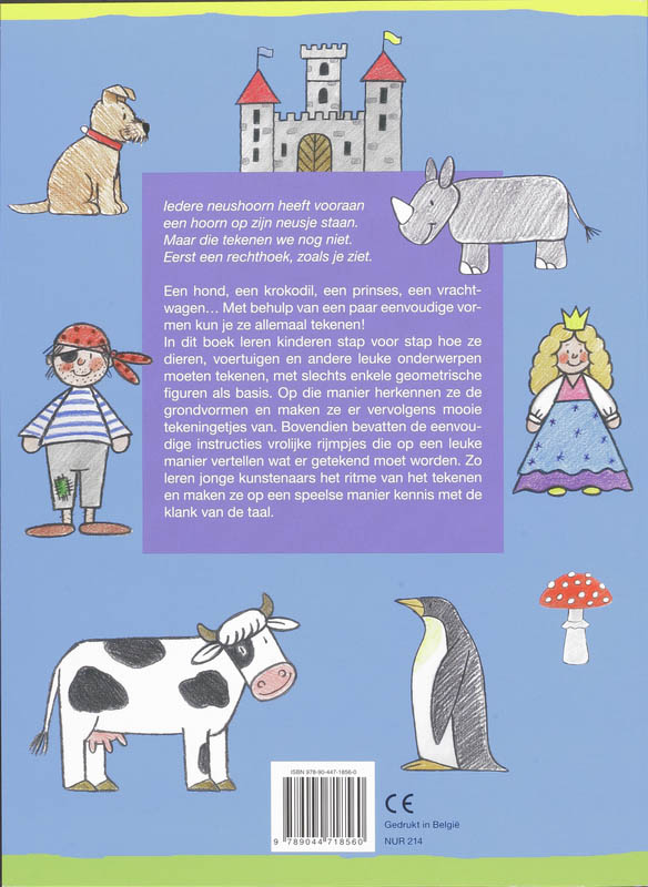 Ik leer tekenen achterkant