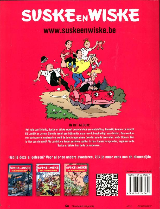 Suske en Wiske luxe 316 -   Krimsonia achterkant