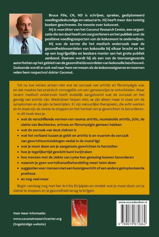 De genezing van artritis achterkant